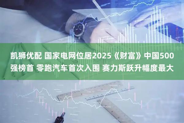 凯狮优配 国家电网位居2025《财富》中国500强榜首 零跑汽车首次入围 赛力斯跃升幅度最大
